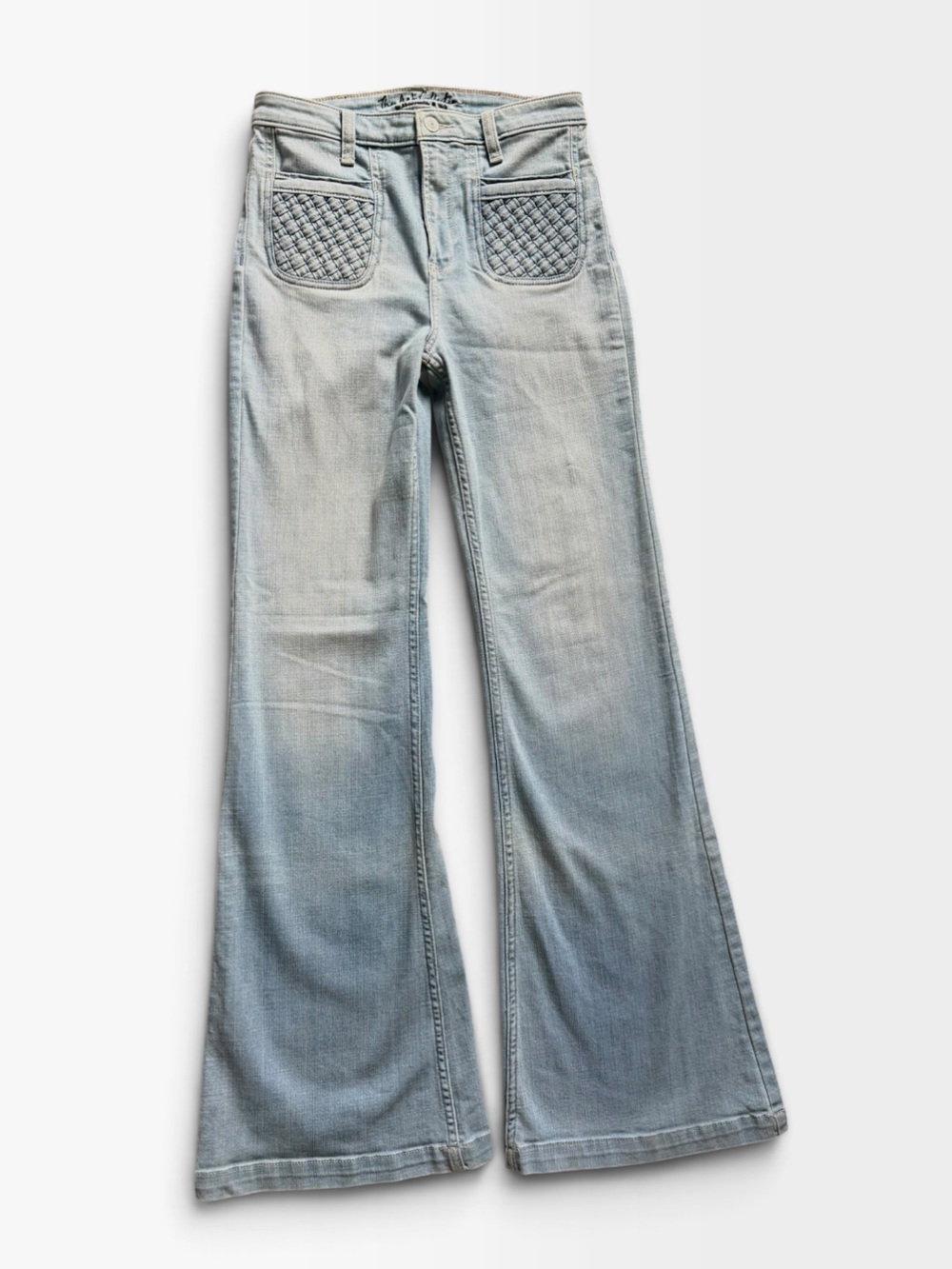 ABERCROMBIE & FITCH A&F Collection Y2K Inspired Wide Leg Flare Jeans